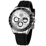 OLEVS 2875 Cronografo sportivo multifunzionale da uomo Orologio al quarzo impermeabile