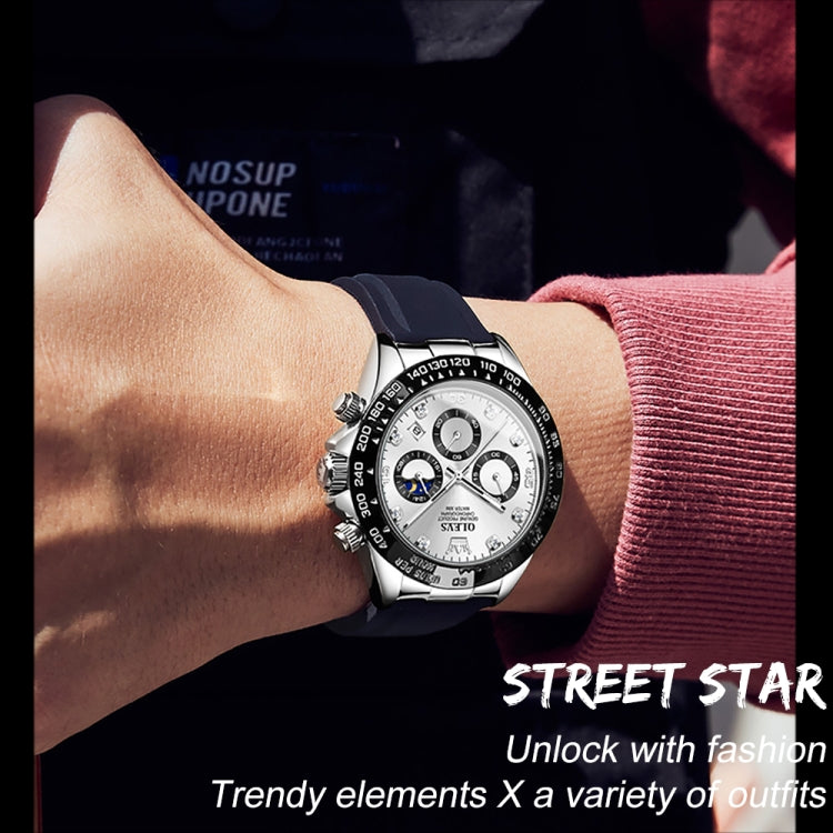 OLEVS 2875 Cronografo sportivo multifunzionale da uomo Orologio al quarzo impermeabile