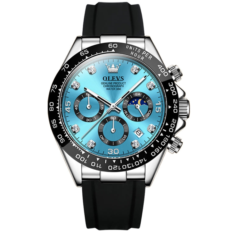 OLEVS 2875 Cronografo sportivo multifunzionale da uomo Orologio al quarzo impermeabile