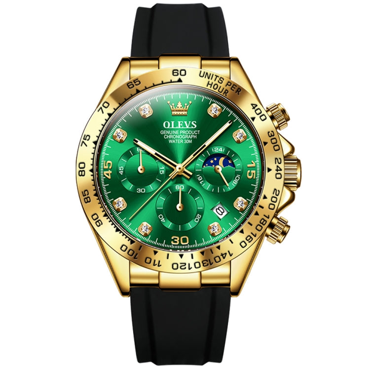 OLEVS 2875 Cronografo sportivo multifunzionale da uomo Orologio al quarzo impermeabile
