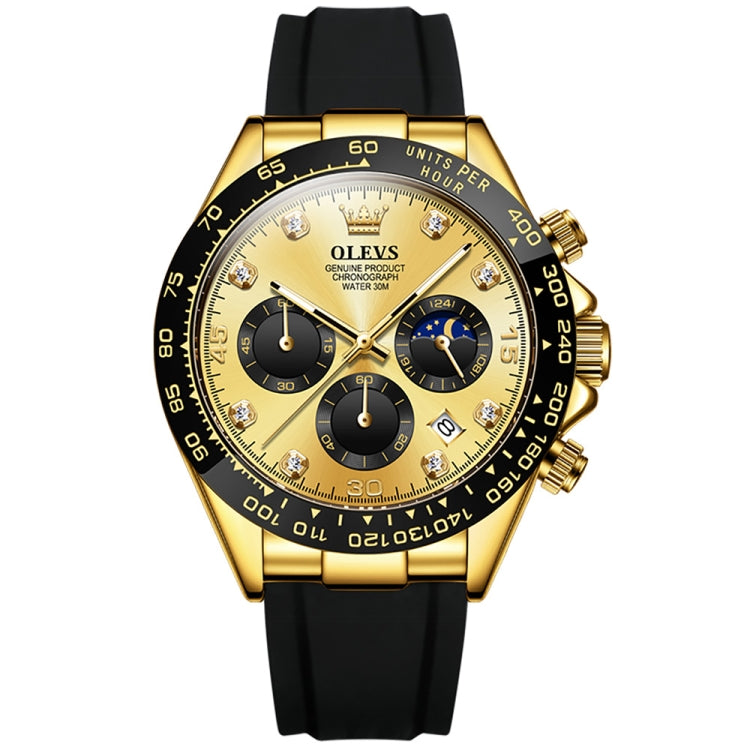 OLEVS 2875 Cronografo sportivo multifunzionale da uomo Orologio al quarzo impermeabile