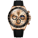 OLEVS 2875 Cronografo sportivo multifunzionale da uomo Orologio al quarzo impermeabile