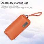 Borsa per accessori per laptop in pelle PU impermeabile