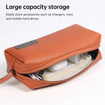 Borsa per accessori per laptop in pelle PU impermeabile
