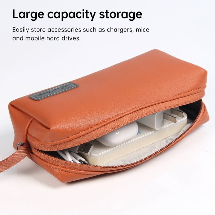 Borsa per accessori per laptop in pelle PU impermeabile