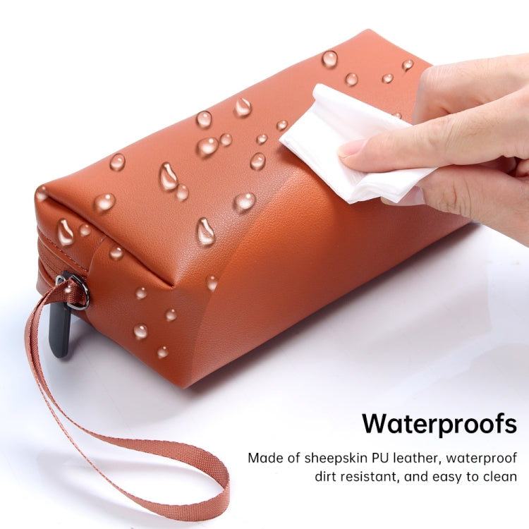 Borsa per accessori per laptop in pelle PU impermeabile