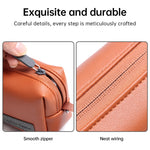 Borsa per accessori per laptop in pelle PU impermeabile