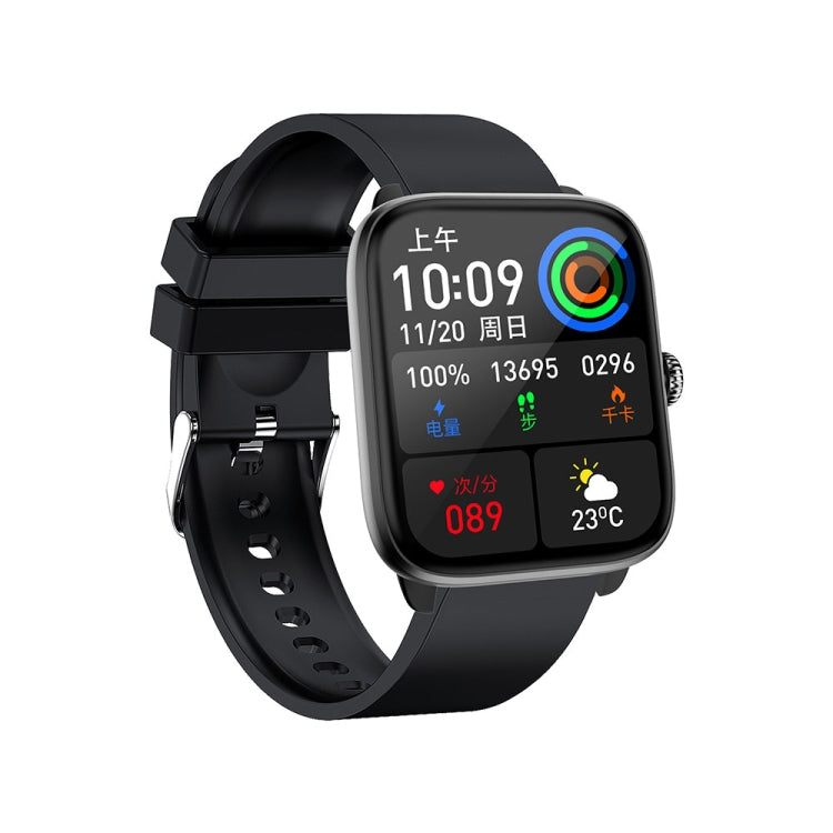 T20 Smart Watch con cinturino in silicone impermeabile IP67 da 1,96 pollici, supporta chiamate Bluetooth dual-mode / monitoraggio della frequenza cardiaca