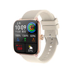 T20 Smart Watch con cinturino in silicone impermeabile IP67 da 1,96 pollici, supporta chiamate Bluetooth dual-mode / monitoraggio della frequenza cardiaca