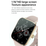T20 Smart Watch con cinturino in silicone impermeabile IP67 da 1,96 pollici, supporta chiamate Bluetooth dual-mode / monitoraggio della frequenza cardiaca