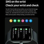 T20 Smart Watch con cinturino in silicone impermeabile IP67 da 1,96 pollici, supporta chiamate Bluetooth dual-mode / monitoraggio della frequenza cardiaca
