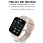 T20 Smart Watch con cinturino in silicone impermeabile IP67 da 1,96 pollici, supporta chiamate Bluetooth dual-mode / monitoraggio della frequenza cardiaca