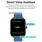 T20 Smart Watch con cinturino in silicone impermeabile IP67 da 1,96 pollici, supporta chiamate Bluetooth dual-mode / monitoraggio della frequenza cardiaca