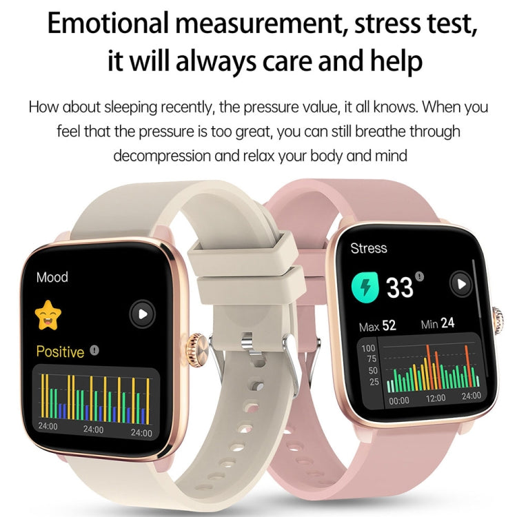 T20 Smart Watch con cinturino in silicone impermeabile IP67 da 1,96 pollici, supporta chiamate Bluetooth dual-mode / monitoraggio della frequenza cardiaca