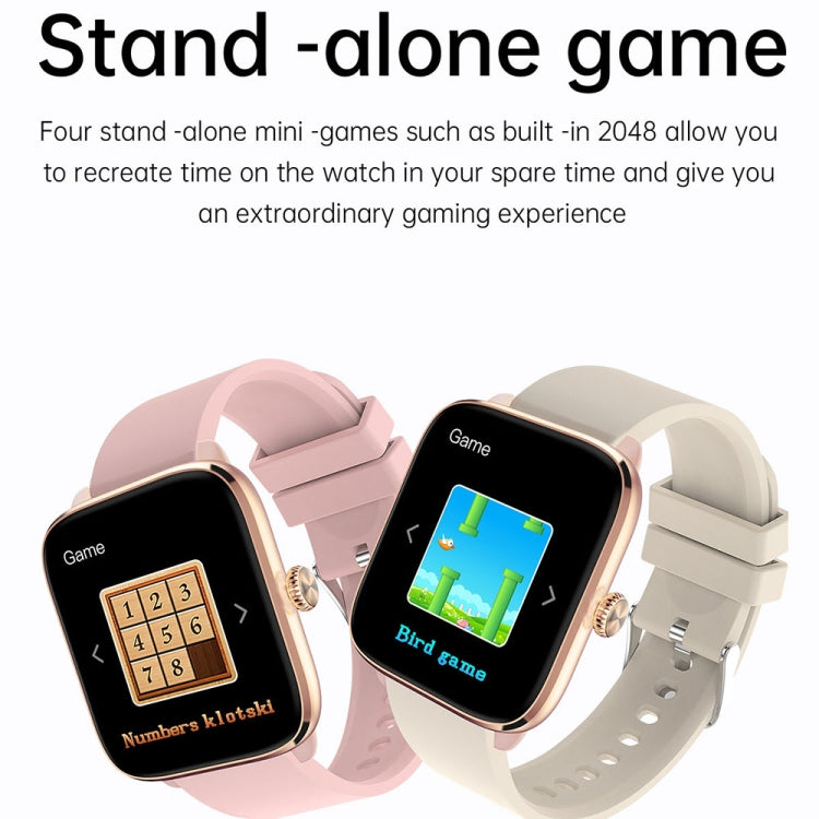 T20 Smart Watch con cinturino in silicone impermeabile IP67 da 1,96 pollici, supporta chiamate Bluetooth dual-mode / monitoraggio della frequenza cardiaca