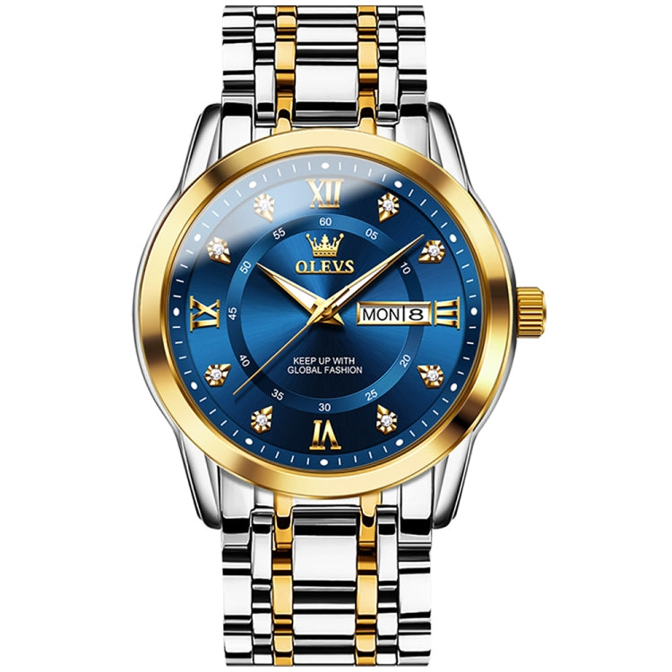 Orologio al quarzo impermeabile luminoso da uomo d'affari OLEVS 5513