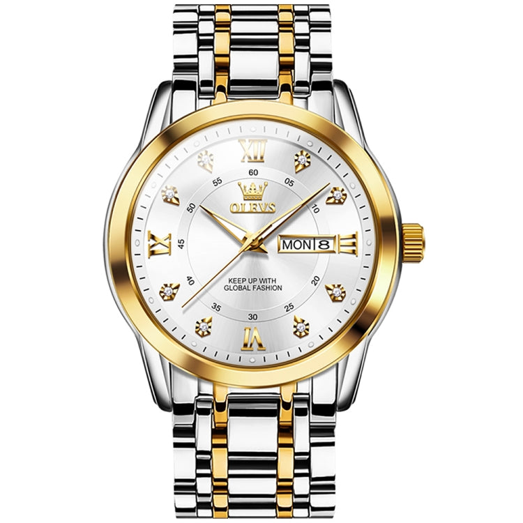 Orologio al quarzo impermeabile luminoso da uomo d'affari OLEVS 5513