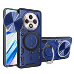 Custodia per telefono con supporto magnetico per camshield scorrevole con texture CD, For OPPO A3x 5G India / A3x 4G, For OPPO Reno12 F 5G Global, For OPPO A3 Pro 5G India, For OPPO Reno12 Pro 5G Global