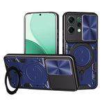 Custodia per telefono con supporto magnetico per camshield scorrevole con texture CD, For OPPO Reno14 F 5G Global, For OPPO A5 5G Global / A5x 5G, For OPPO Reno14 5G Global, For OPPO A59 5G Global