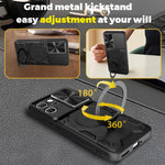 Custodia per telefono con supporto magnetico per camshield scorrevole con texture CD, For OPPO Reno14 F 5G Global, For OPPO A5 5G Global / A5x 5G, For OPPO Reno14 5G Global, For OPPO A59 5G Global