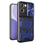 Custodia per telefono con supporto magnetico per camshield scorrevole con texture CD, For OPPO Reno14 F 5G Global, For OPPO A5 5G Global / A5x 5G, For OPPO Reno14 5G Global, For OPPO A59 5G Global