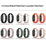Cinturino in nylon con passante in metallo, For Xiaomi Mi Band 8