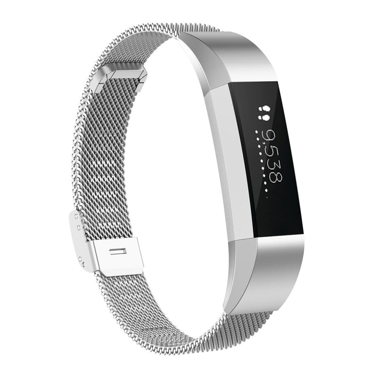 Per Fitbit Alta / Alta HR / ACE Cinturino di ricambio in metallo con cinturino in maglia con bottoni, S, L