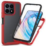 Custodia per telefono antiurto ibrida Full Body Starry Sky con pellicola in PET, For Honor X8a, For Honor X7a