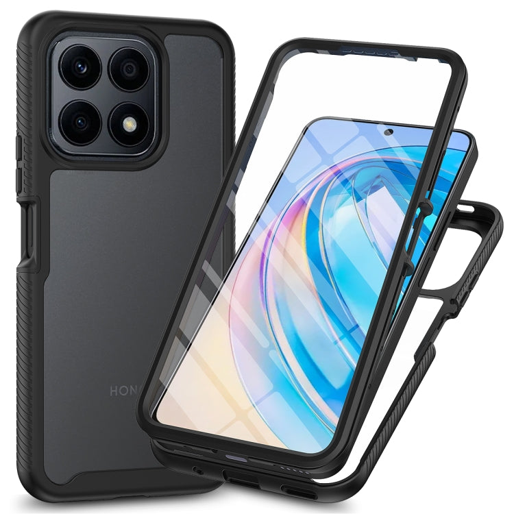 Custodia per telefono antiurto ibrida Full Body Starry Sky con pellicola in PET, For Honor X8a, For Honor X7a