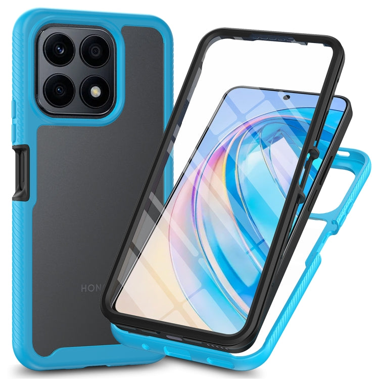 Custodia per telefono antiurto ibrida Full Body Starry Sky con pellicola in PET, For Honor X8a, For Honor X7a