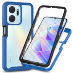 Custodia per telefono antiurto ibrida Full Body Starry Sky con pellicola in PET, For Honor X8a, For Honor X7a