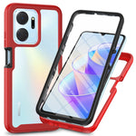 Custodia per telefono antiurto ibrida Full Body Starry Sky con pellicola in PET, For Honor X8a, For Honor X7a