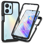Custodia per telefono antiurto ibrida Full Body Starry Sky con pellicola in PET, For Honor X8a, For Honor X7a