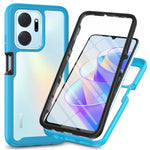 Custodia per telefono antiurto ibrida Full Body Starry Sky con pellicola in PET, For Honor X8a, For Honor X7a