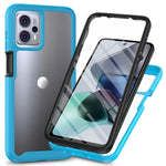 Custodia per telefono antiurto ibrida Full Body Starry Sky con pellicola in PET, For Motorola Moto G13 / G23, For Motorola Moto G53