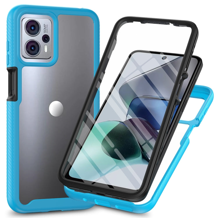 Custodia per telefono antiurto ibrida Full Body Starry Sky con pellicola in PET, For Motorola Moto G13 / G23, For Motorola Moto G53
