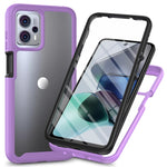 Custodia per telefono antiurto ibrida Full Body Starry Sky con pellicola in PET, For Motorola Moto G13 / G23, For Motorola Moto G53