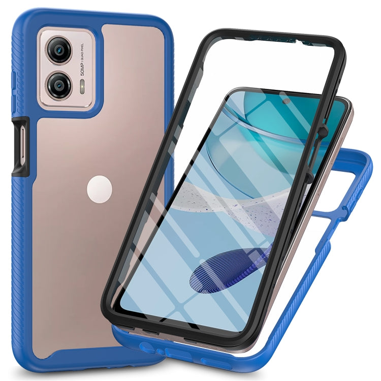 Custodia per telefono antiurto ibrida Full Body Starry Sky con pellicola in PET, For Motorola Moto G13 / G23, For Motorola Moto G53