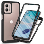 Custodia per telefono antiurto ibrida Full Body Starry Sky con pellicola in PET, For Motorola Moto G13 / G23, For Motorola Moto G53