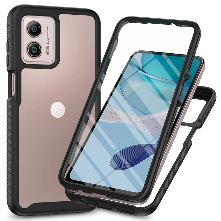 Custodia per telefono antiurto ibrida Full Body Starry Sky con pellicola in PET, For Motorola Moto G13 / G23, For Motorola Moto G53