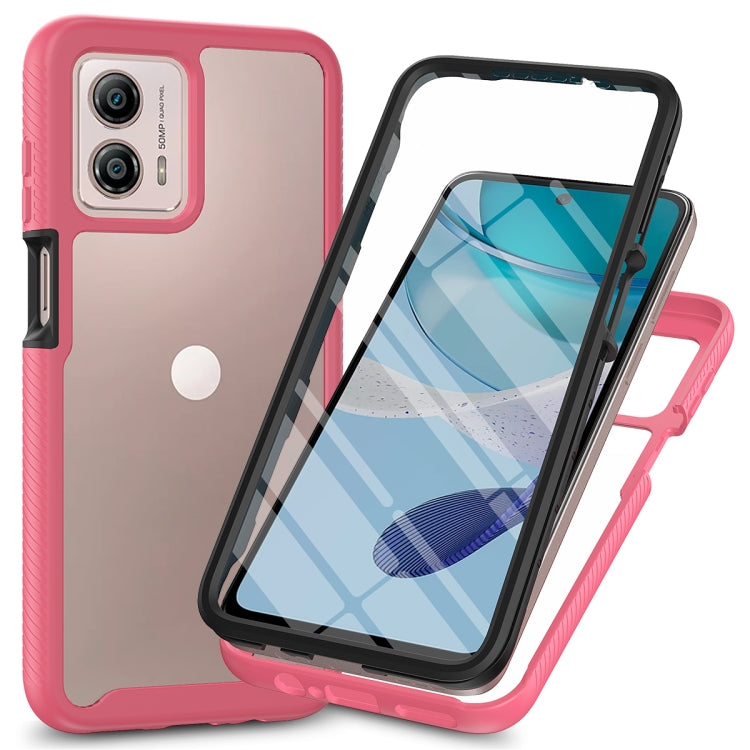 Custodia per telefono antiurto ibrida Full Body Starry Sky con pellicola in PET, For Motorola Moto G13 / G23, For Motorola Moto G53