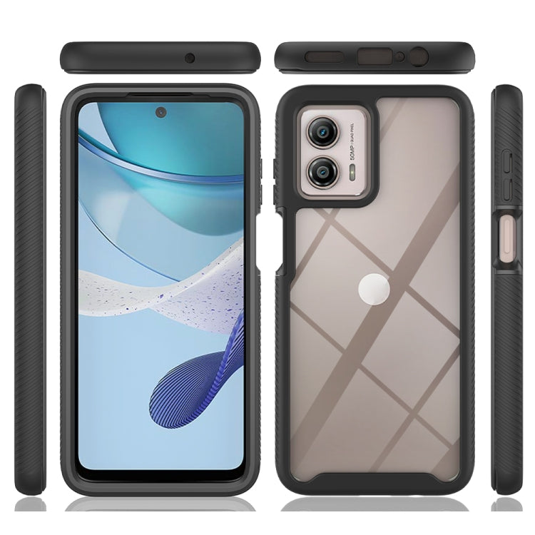 Custodia per telefono antiurto ibrida Full Body Starry Sky con pellicola in PET, For Motorola Moto G13 / G23, For Motorola Moto G53