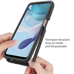 Custodia per telefono antiurto ibrida Full Body Starry Sky con pellicola in PET, For Motorola Moto G13 / G23, For Motorola Moto G53