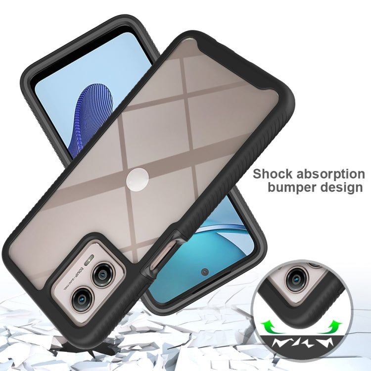 Custodia per telefono antiurto ibrida Full Body Starry Sky con pellicola in PET, For Motorola Moto G13 / G23, For Motorola Moto G53