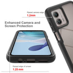 Custodia per telefono antiurto ibrida Full Body Starry Sky con pellicola in PET, For Motorola Moto G13 / G23, For Motorola Moto G53