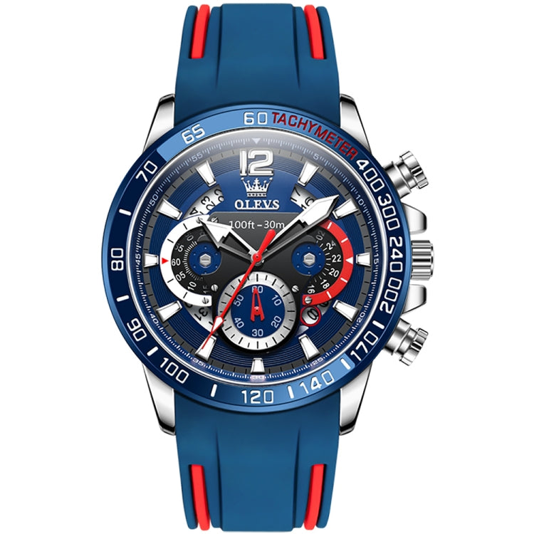OLEVS 9936 Orologio al quarzo impermeabile sportivo multifunzionale da uomo