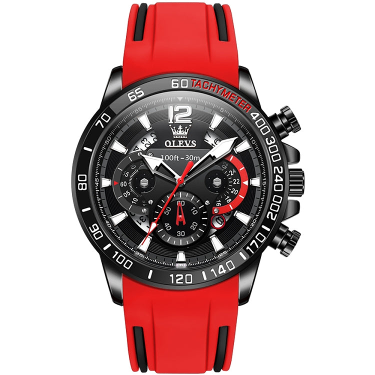 OLEVS 9936 Orologio al quarzo impermeabile sportivo multifunzionale da uomo