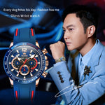 OLEVS 9936 Orologio al quarzo impermeabile sportivo multifunzionale da uomo