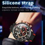 OLEVS 9936 Orologio al quarzo impermeabile sportivo multifunzionale da uomo