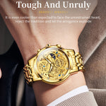 Orologio al quarzo impermeabile multifunzionale da uomo OLEVS 9947